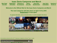 Tablet Screenshot of isaacdavis.org